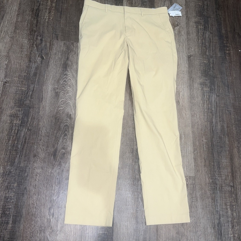 NEW Perry Ellis Premium~36x34~KHAKI Pants Mens Modern Fit Stretch Atkinson $69